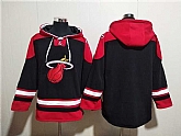 Men's Miami Heat Blank Black Ageless Must-Have Lace-Up Pullover Hoodie,baseball caps,new era cap wholesale,wholesale hats
